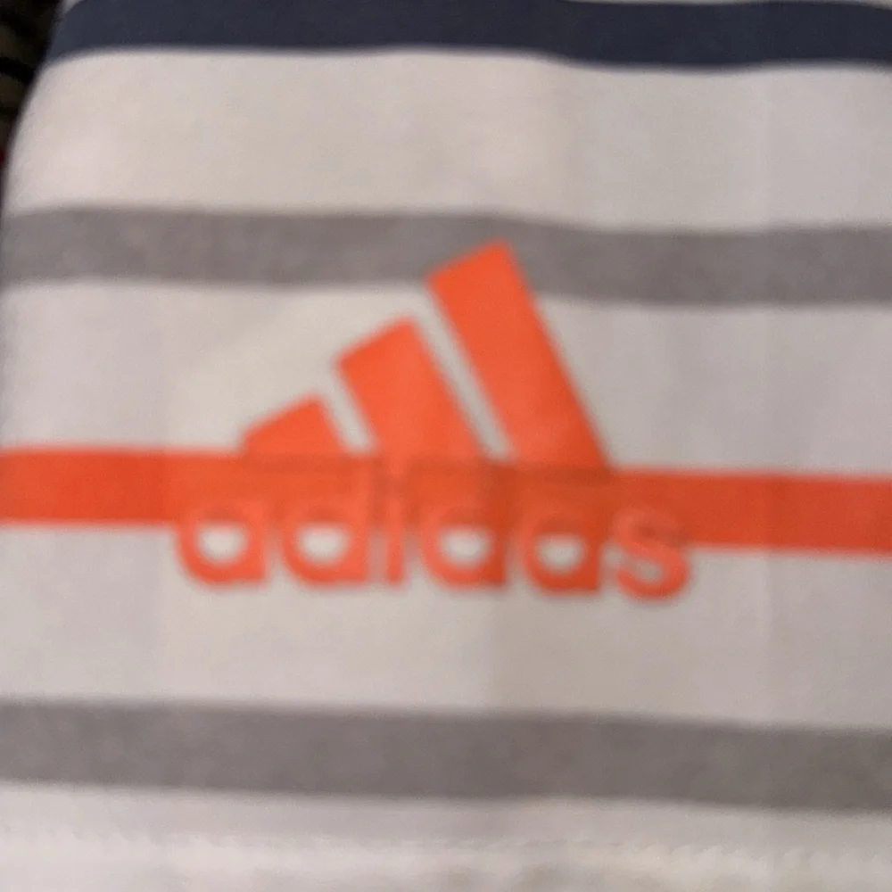 Adidas Predator ridge Poly Golf POLO SHIRT Large L  Men's Striped Polo